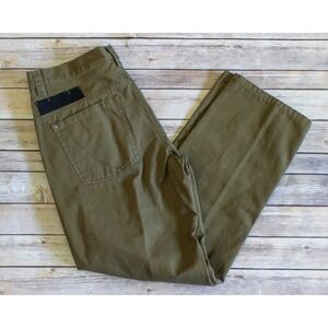 Columbia PFG Pants Mens 36 x 32 Olive Green Cotton Omni-Shield Hunting Fishing